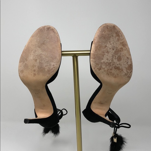 Gucci Mink Pom Pom Stilettos - Picture 3 of 8